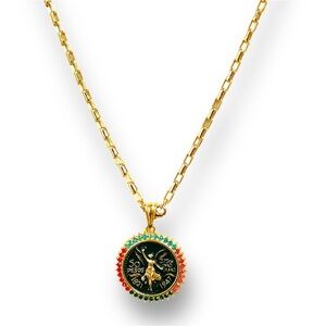 Gold-filled Centenario Pendant  Necklace
